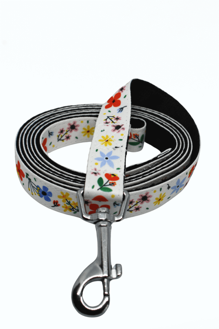 Dog leash "Fleur"